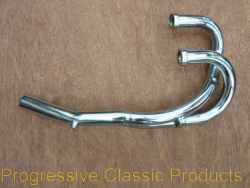 PCP: High Level Exhausts for classic and pre-65 trials motorcycles